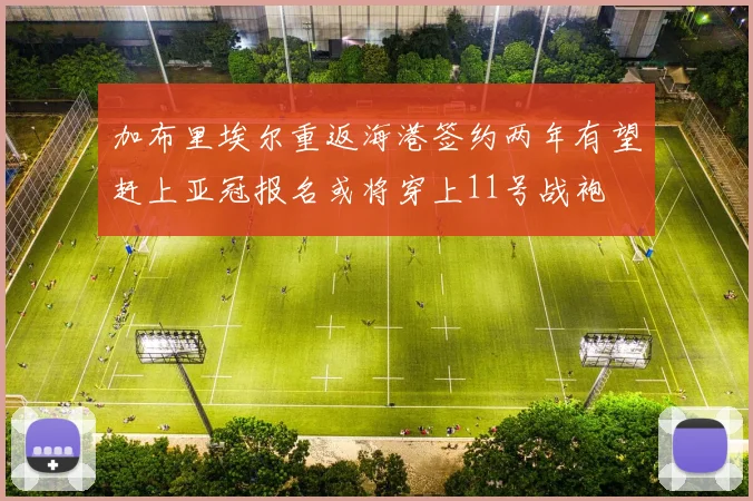 加布里埃尔重返海港签约两年有望赶上亚冠报名或将穿上11号战袍